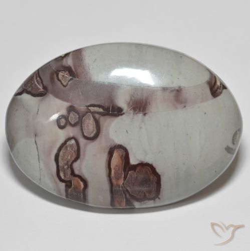 57.73ct Natürlicher Mehrfarbig Jaspis, Oval, Lichtundurchlässig