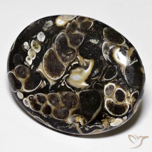 44.38ct Natürlicher Mehrfarbig Jaspis, Oval, Lichtundurchlässig