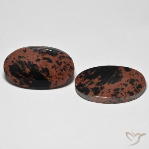 24.53 ct natürliche Mehrfarbig Jaspis-Edelsteine, Oval, Lichtundurchlässig