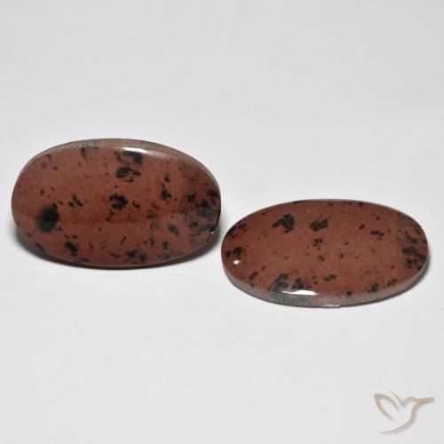 24.20 ct natürliche Mehrfarbig Jaspis-Edelsteine, Oval, Lichtundurchlässig