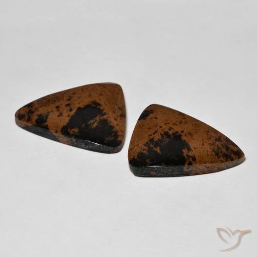 19.53 ct natürliche Mehrfarbig Jaspis-Edelsteine, Trillion, Lichtundurchlässig