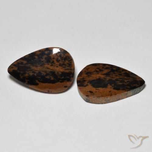 11.62 ct natürliche Mehrfarbig Jaspis-Edelsteine, Birnenform, Lichtundurchlässig
