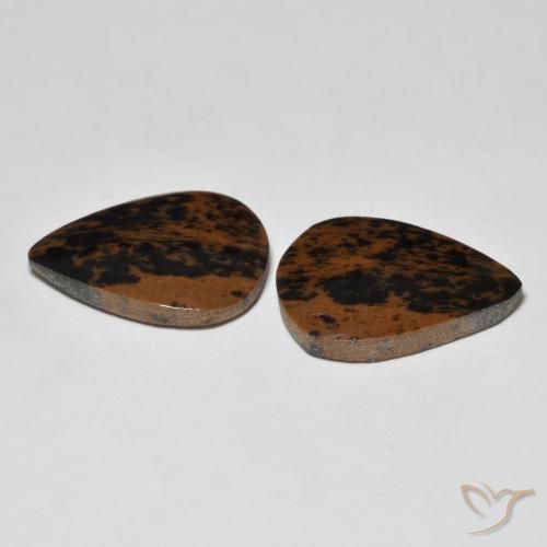 11.62 ct natürliche Mehrfarbig Jaspis-Edelsteine, Birnenform, Lichtundurchlässig