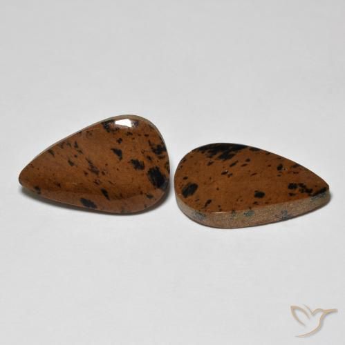 17.01 ct natürliche Mehrfarbig Jaspis-Edelsteine, Birnenform, Lichtundurchlässig
