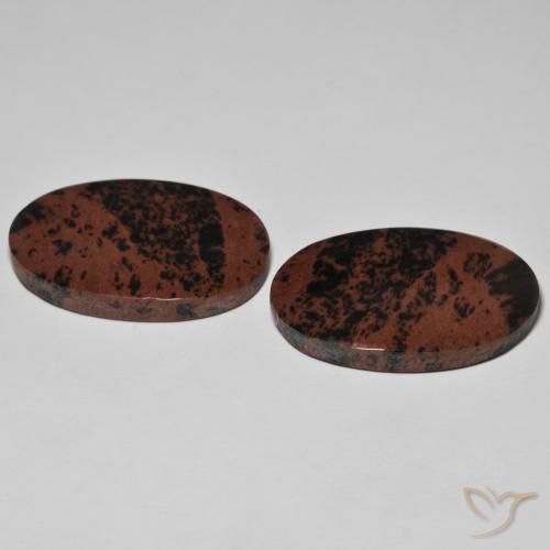 29.54 ct natürliche Mehrfarbig Jaspis-Edelsteine, Oval, Lichtundurchlässig