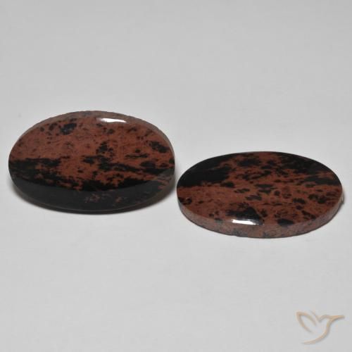 27.63 ct natürliche Mehrfarbig Jaspis-Edelsteine, Oval, Lichtundurchlässig