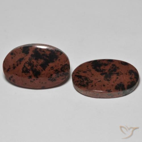 19.47 ct natürliche Mehrfarbig Jaspis-Edelsteine, Oval, Lichtundurchlässig