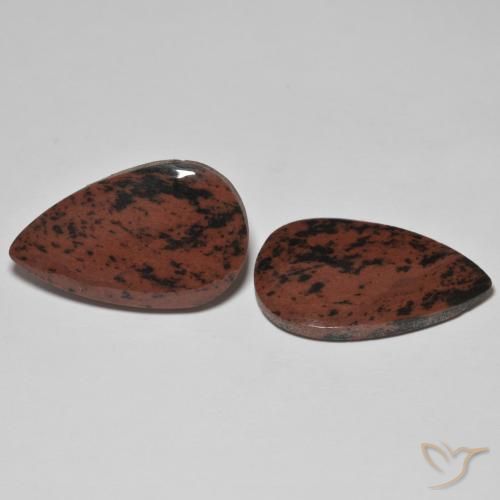 24.81 ct natürliche Mehrfarbig Jaspis-Edelsteine, Birnenform, Lichtundurchlässig