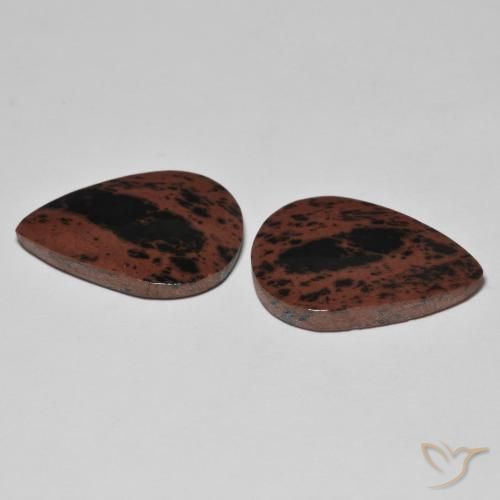 17.35 ct natürliche Mehrfarbig Jaspis-Edelsteine, Birnenform, Lichtundurchlässig