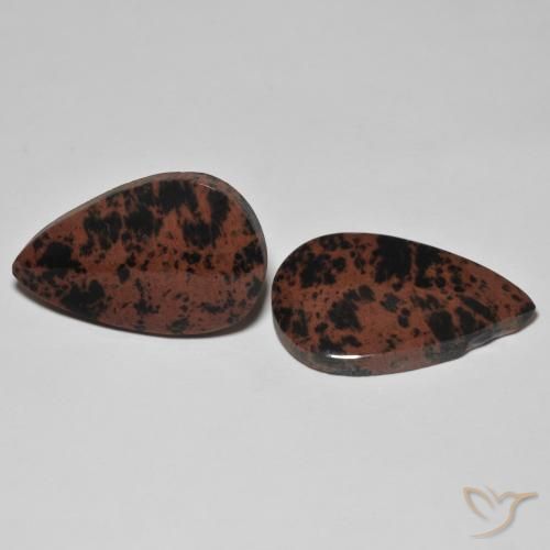 26.08 ct natürliche Mehrfarbig Jaspis-Edelsteine, Birnenform, Lichtundurchlässig