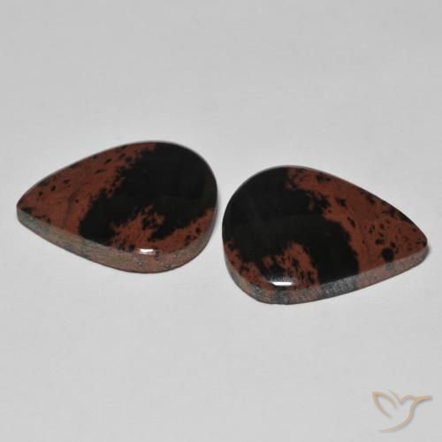19.97 ct natürliche Mehrfarbig Jaspis-Edelsteine, Birnenform, Lichtundurchlässig