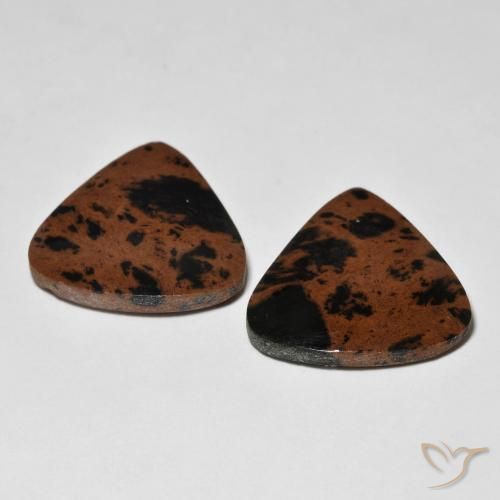 18.53 ct natürliche Mehrfarbig Jaspis-Edelsteine, Trillion, Lichtundurchlässig