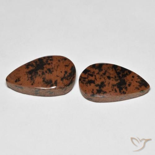 13.54 ct natürliche Mehrfarbig Jaspis-Edelsteine, Birnenform, Lichtundurchlässig