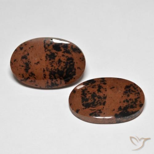 26.59 ct natürliche Mehrfarbig Jaspis-Edelsteine, Oval, Lichtundurchlässig