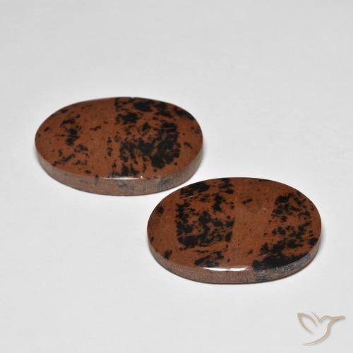 26.59 ct natürliche Mehrfarbig Jaspis-Edelsteine, Oval, Lichtundurchlässig