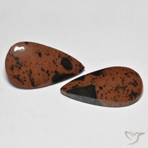 22.70 ct natürliche Mehrfarbig Jaspis-Edelsteine, Birnenform, Lichtundurchlässig