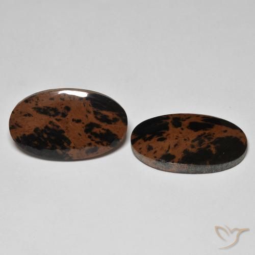 21.01 ct natürliche Mehrfarbig Jaspis-Edelsteine, Oval, Lichtundurchlässig