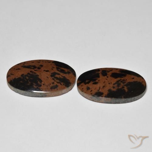 21.01 ct natürliche Mehrfarbig Jaspis-Edelsteine, Oval, Lichtundurchlässig