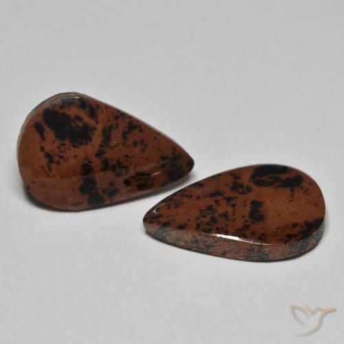 15.36 ct natürliche Mehrfarbig Jaspis-Edelsteine, Birnenform, Lichtundurchlässig