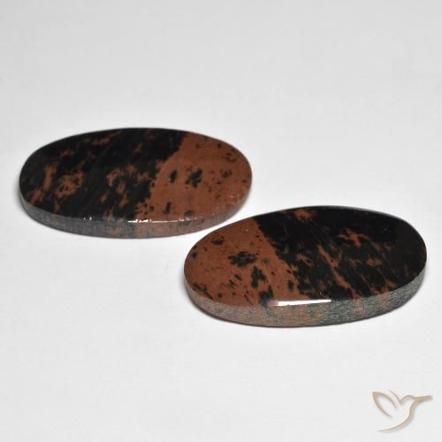 22.85 ct natürliche Mehrfarbig Jaspis-Edelsteine, Oval, Lichtundurchlässig