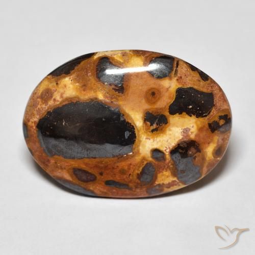 12.26ct Natürlicher Mehrfarbig Jaspis, Oval, Lichtundurchlässig