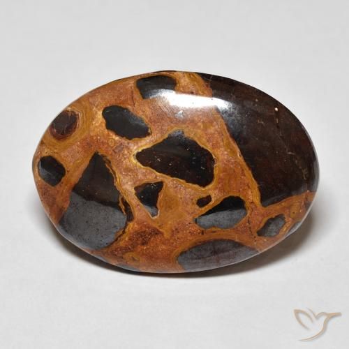 18.67ct Natürlicher Mehrfarbig Jaspis, Oval, Lichtundurchlässig