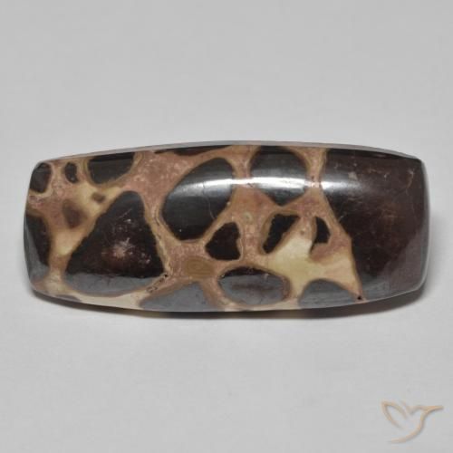 19.09ct Natürlicher Mehrfarbig Jaspis, Kissen, Lichtundurchlässig