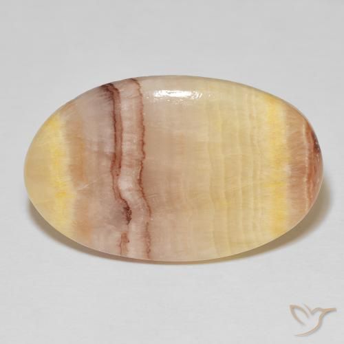 43.55ct Natürlicher Mehrfarbig Jaspis, Oval, Lichtundurchlässig