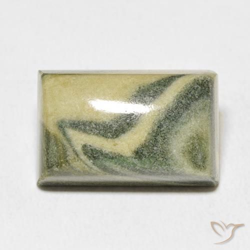 19.93ct Natürlicher Mehrfarbig Jaspis, Baguette, Lichtundurchlässig