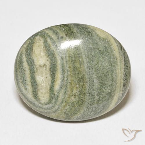 30.96ct Natürlicher Mehrfarbig Jaspis, Oval, Lichtundurchlässig