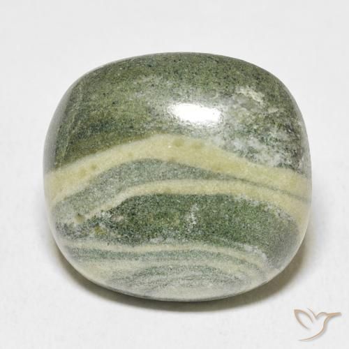 30.35ct Natürlicher Mehrfarbig Jaspis, Kissen, Lichtundurchlässig