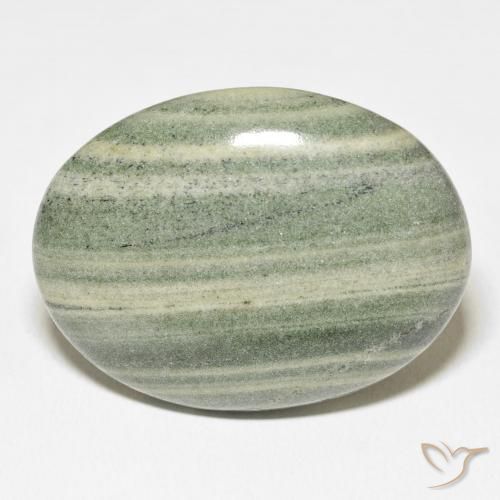 46.64ct Natürlicher Mehrfarbig Jaspis, Oval, Lichtundurchlässig