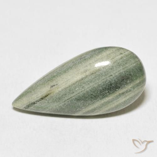 17.45ct Natürlicher Mehrfarbig Jaspis, Birnenform, Lichtundurchlässig