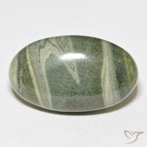 51.48ct Natürlicher Mehrfarbig Jaspis, Oval, Lichtundurchlässig