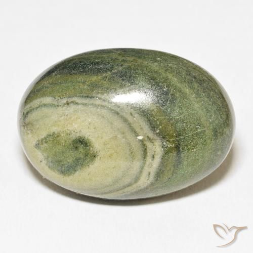 52.18ct Natürlicher Mehrfarbig Jaspis, Oval, Lichtundurchlässig