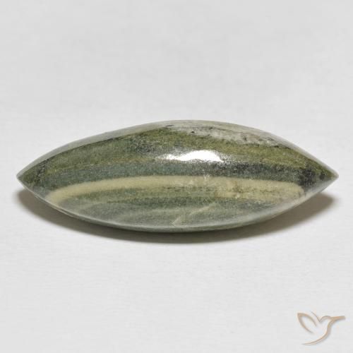 21.59ct Natürlicher Mehrfarbig Jaspis, Marquise, Lichtundurchlässig