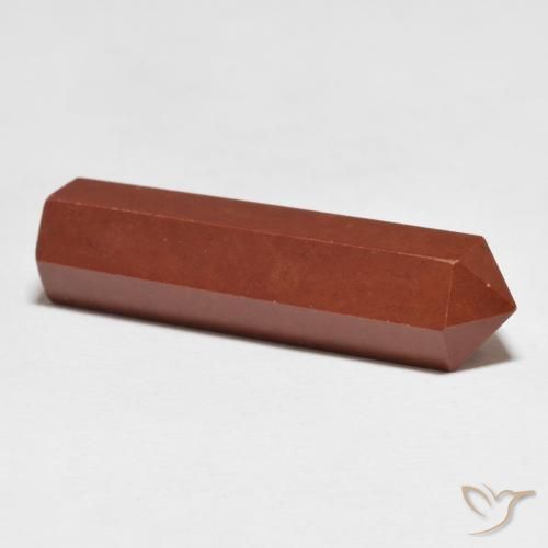 9,17 ctw natürlicher Zimtbraun Jaspis, Ausgefallene Form, Lichtundurchlässig