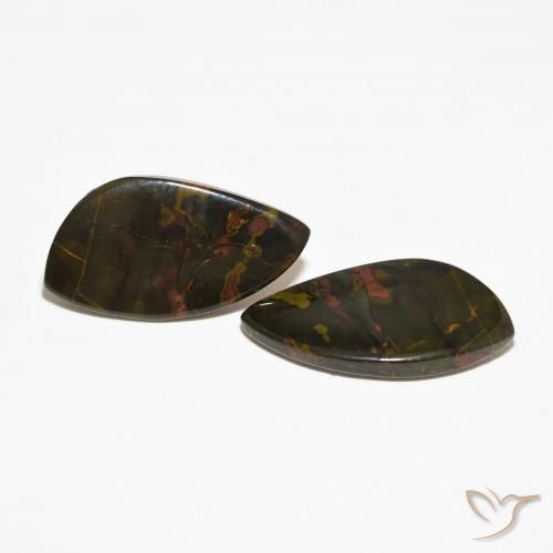 18.79 ct natürliche Mehrfarbig Jaspis-Edelsteine, Fantasie, Lichtundurchlässig