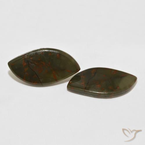 20.24 ct natürliche Mehrfarbig Jaspis-Edelsteine, Fantasie, Lichtundurchlässig