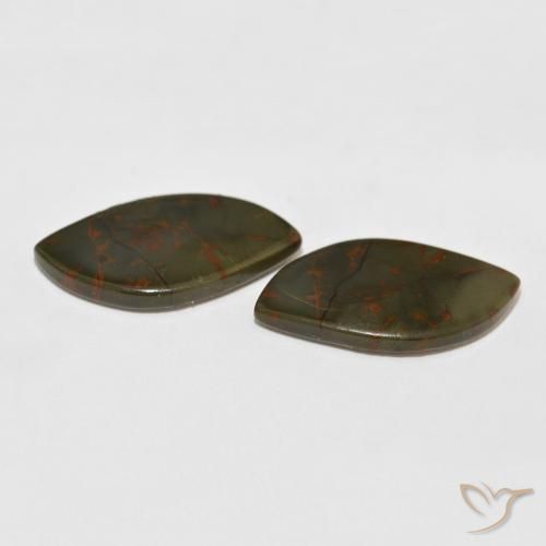 20.24 ct natürliche Mehrfarbig Jaspis-Edelsteine, Fantasie, Lichtundurchlässig