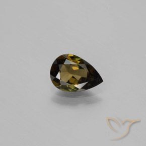 1.17ct Natürlicher Tiefes Goldbraun Kornerupin, Birnenform, VS
