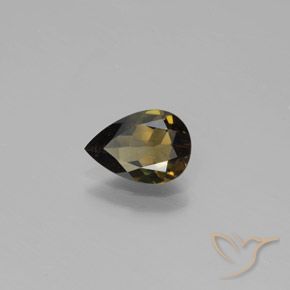 9,17 ctw natürlicher Tiefes Goldbraun Kornerupin, Birnenform, VS
