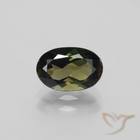 1.45ct Natürlicher dunkelbraun Kornerupin, Oval, VVS