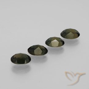 3.59 ct natürliche dunkelgrün Kornerupin-Edelsteine, Oval, VVS-VS