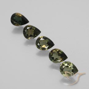 2.23 ct natürliche Erde Grün Kornerupin-Edelsteine, Birnenform, VVS-VS