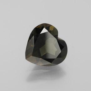 9,17 ctw natürlicher dunkelgrün Kornerupin, Herzform, VVS-VS