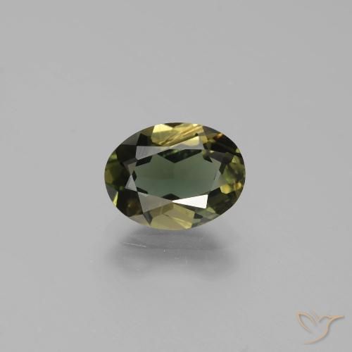 1.47ct Natürlicher grünlich-braun Kornerupin, Oval, VS
