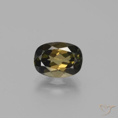 1.78ct Natürlicher grünlich-braun Kornerupin, Kissen, VS