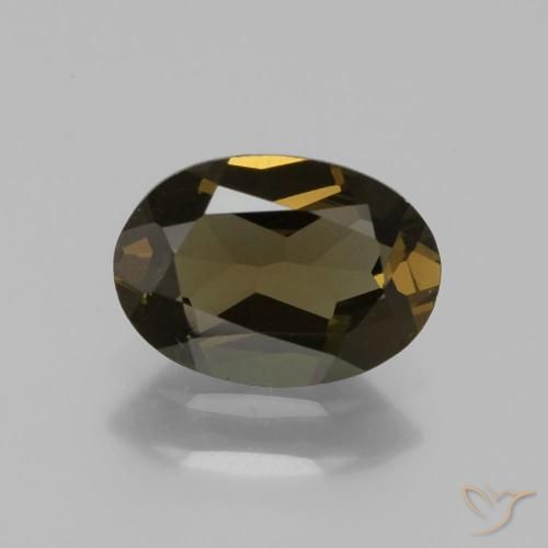 1.21ct Natürlicher Tiefes Goldbraun Kornerupin, Oval, VVS