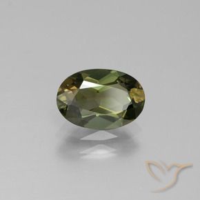 9,17 ctw natürlicher grünlich-gold-braun Kornerupin, Oval, VS-SI